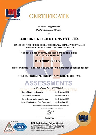 Certificates