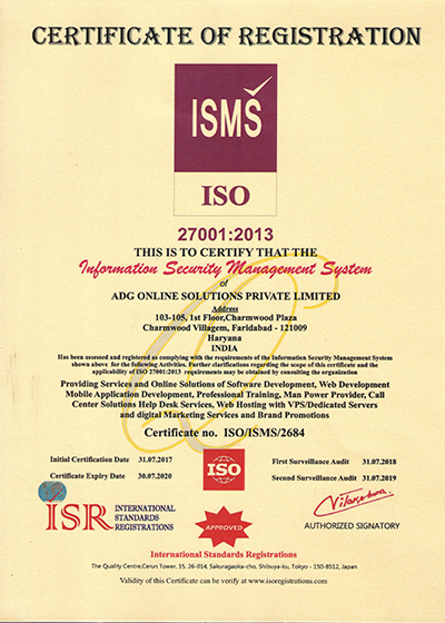 Certificates